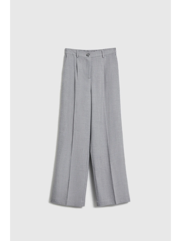 Moodo Szürke strukturált nadrág Moodo