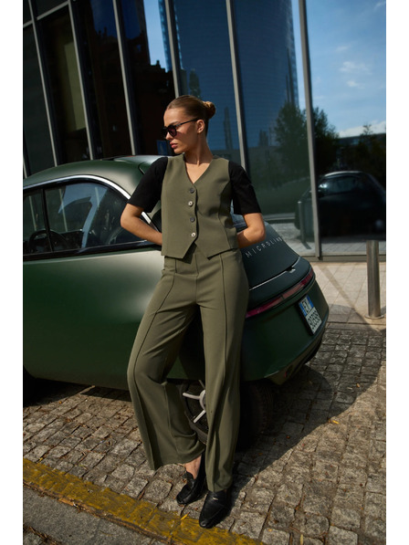 Moodo Sima nadrág olíva Moodo