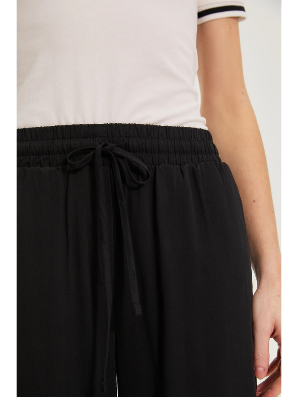 Moodo Fekete viszkóz nadrág Moodo