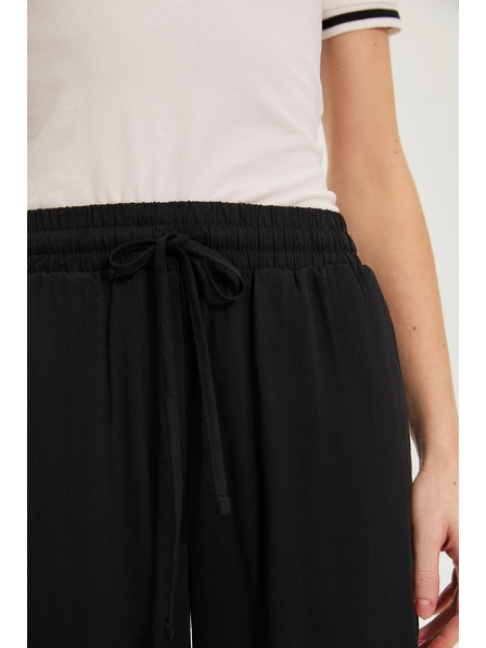 Moodo Fekete viszkóz nadrág Moodo