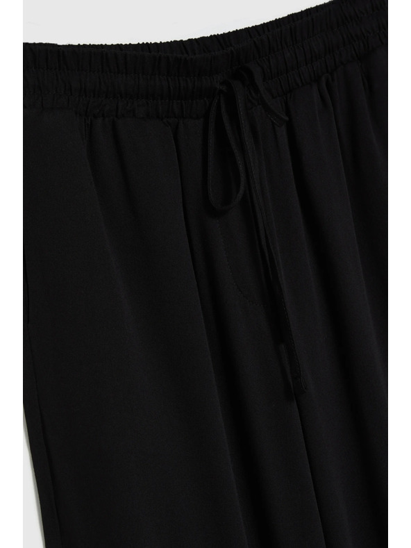 Moodo Fekete viszkóz nadrág Moodo