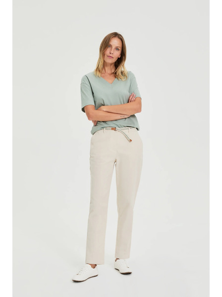 Moodo Bézs pamut nadrág Moodo