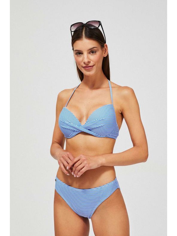 Moodo Fürdőruha alsó csíkos kék Moodo