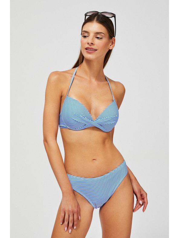 Moodo Fürdőruha alsó csíkos kék Moodo