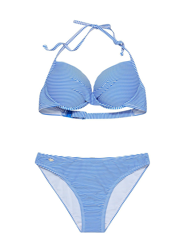 Moodo Fürdőruha alsó csíkos kék Moodo