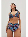 Moodo Pöttyös sötétkék bikini felső Moodo