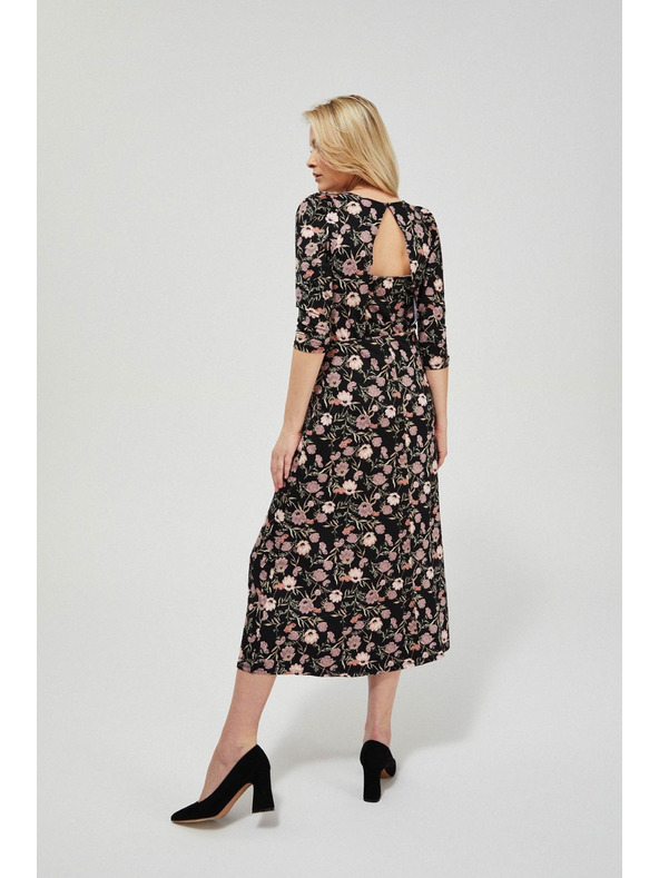 Moodo Virág nyomott mintás ruha Moodo