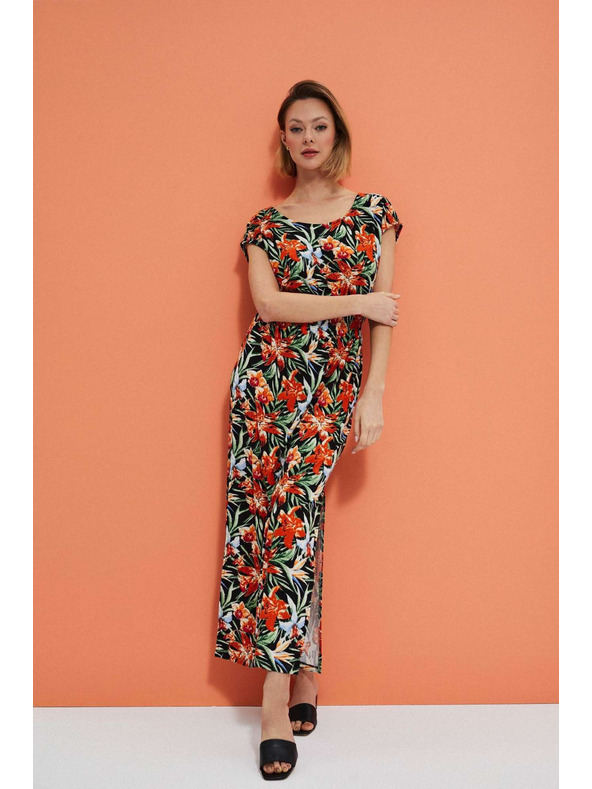 Moodo Virág nyomott mintás ruha Moodo