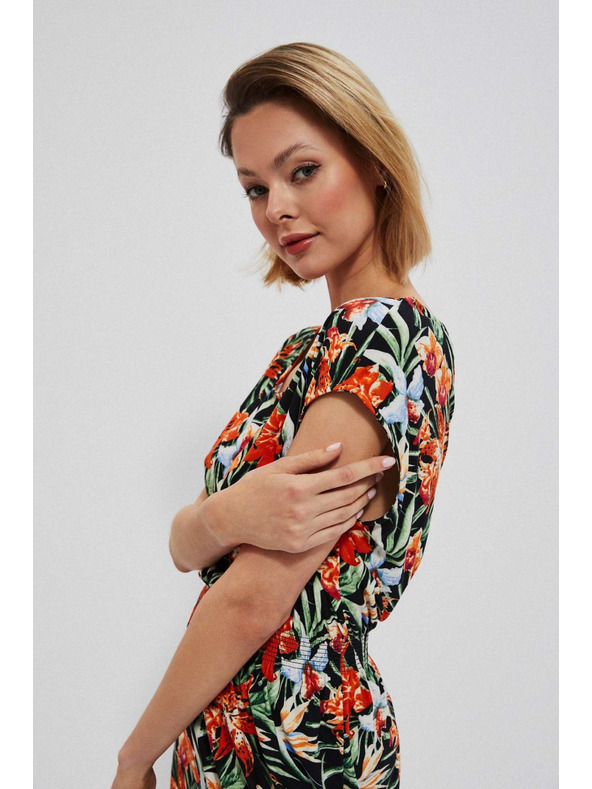 Moodo Virág nyomott mintás ruha Moodo