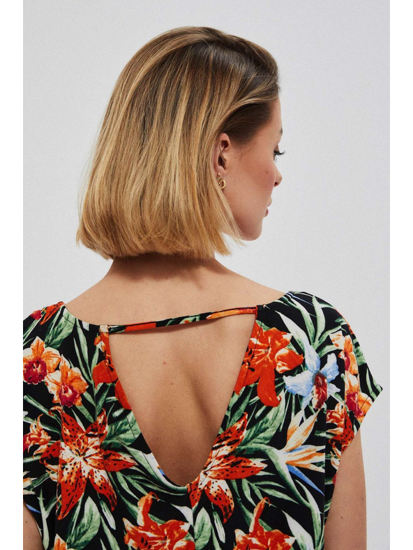 Moodo Virág nyomott mintás ruha Moodo