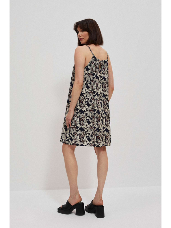 Moodo Virágmintás viszkóz ruha Moodo