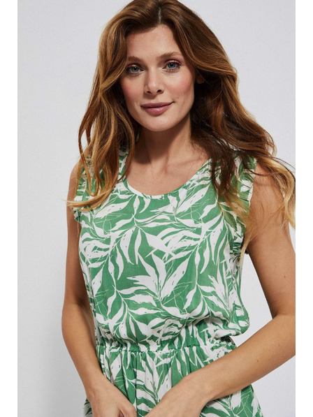 Moodo Malachit viszkóz mintás ruha Moodo