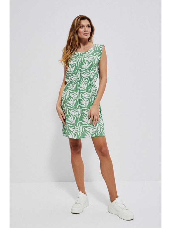Moodo Malachit viszkóz mintás ruha Moodo