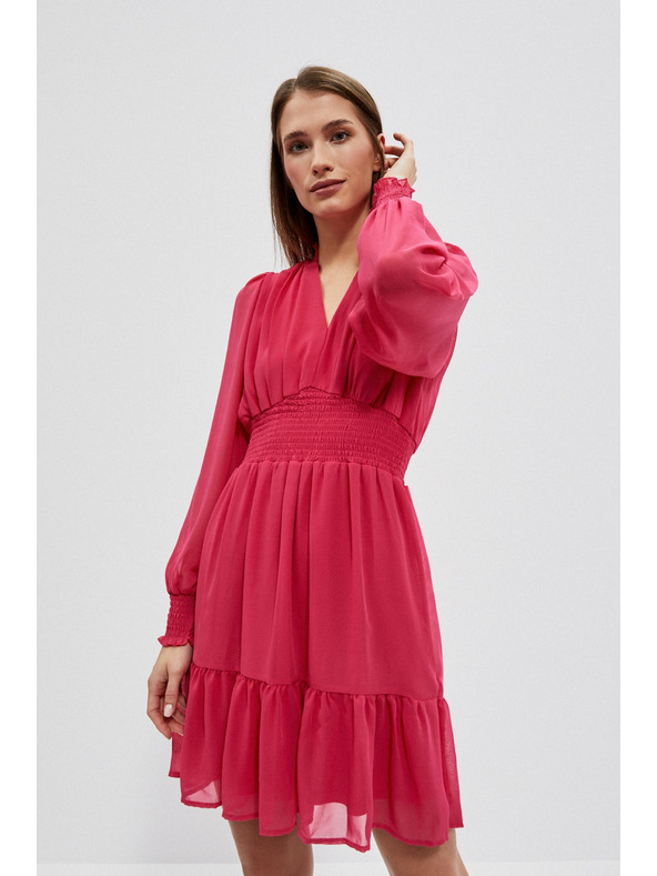 Moodo Fodros ruha felfújt ujjakkal Moodo