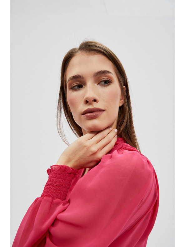 Moodo Fodros ruha felfújt ujjakkal Moodo