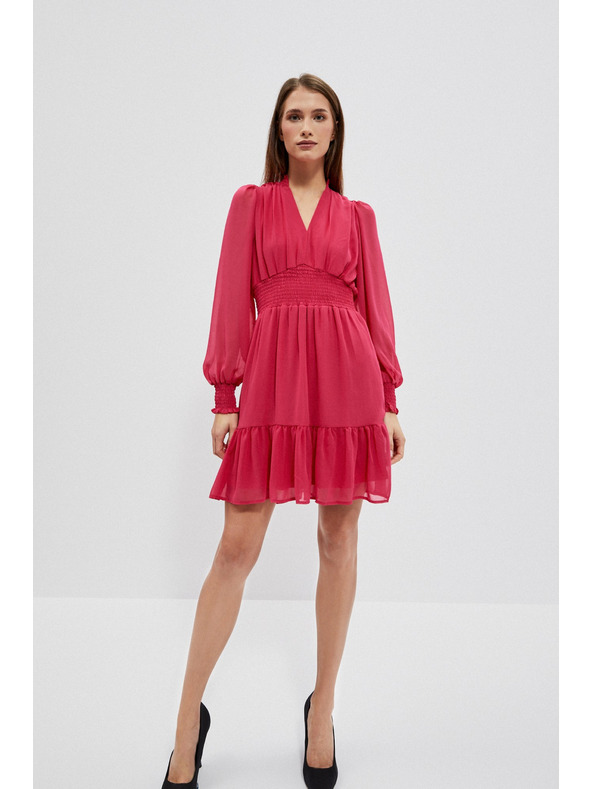 Moodo Fodros ruha felfújt ujjakkal Moodo