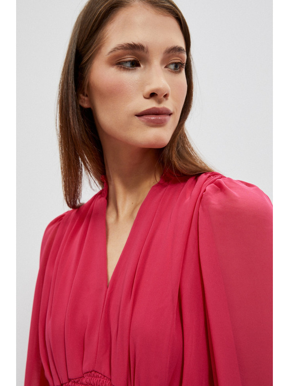 Moodo Fodros ruha felfújt ujjakkal Moodo