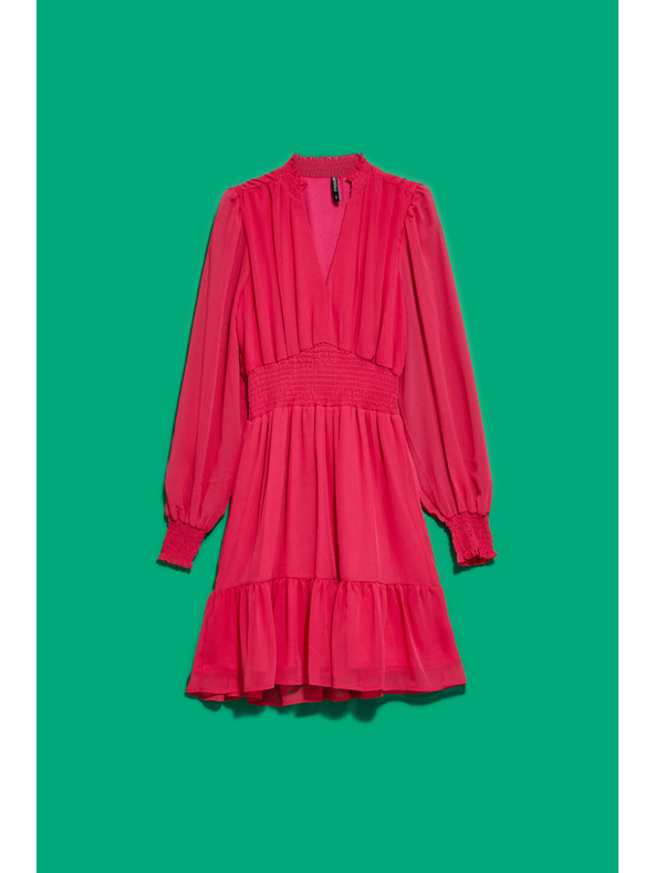 Moodo Fodros ruha felfújt ujjakkal Moodo