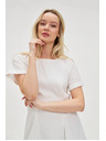 Moodo Fehér pamut ruha nyitott háttal Moodo