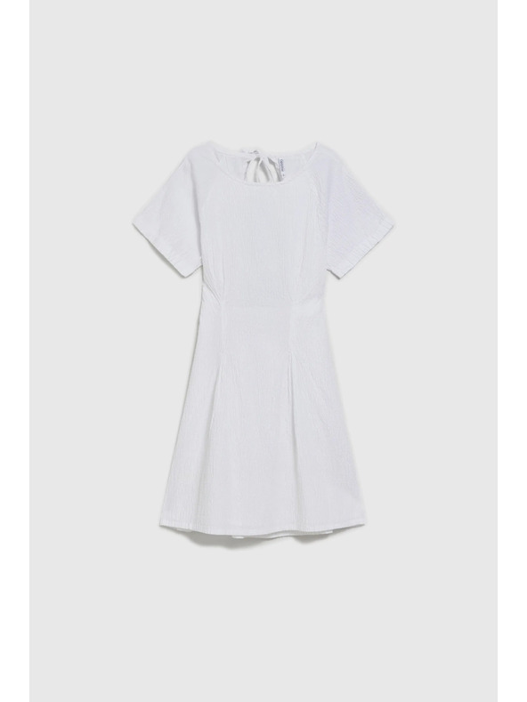 Moodo Fehér pamut ruha nyitott háttal Moodo