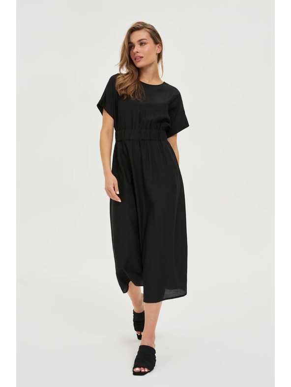 Moodo Fekete viszkóz ruha Moodo