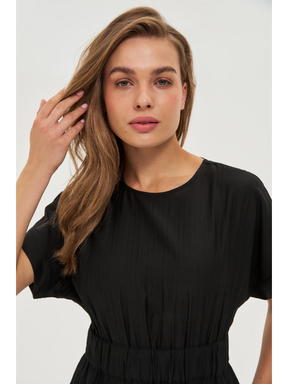 Moodo Fekete viszkóz ruha Moodo