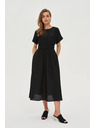 Moodo Fekete viszkóz ruha Moodo