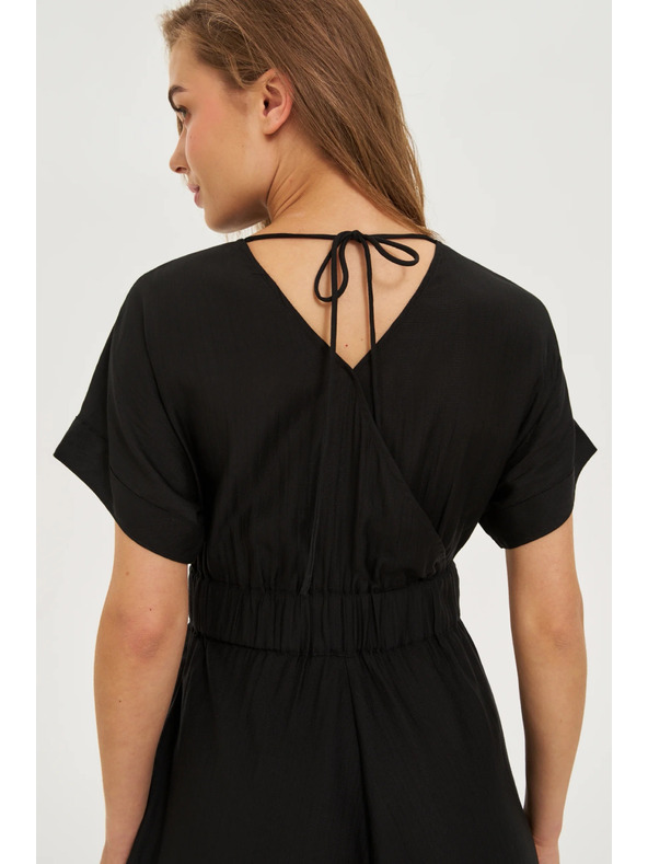 Moodo Fekete viszkóz ruha Moodo