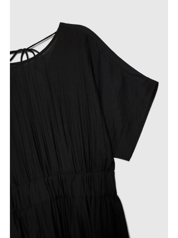 Moodo Fekete viszkóz ruha Moodo