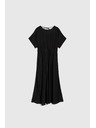 Moodo Fekete viszkóz ruha Moodo
