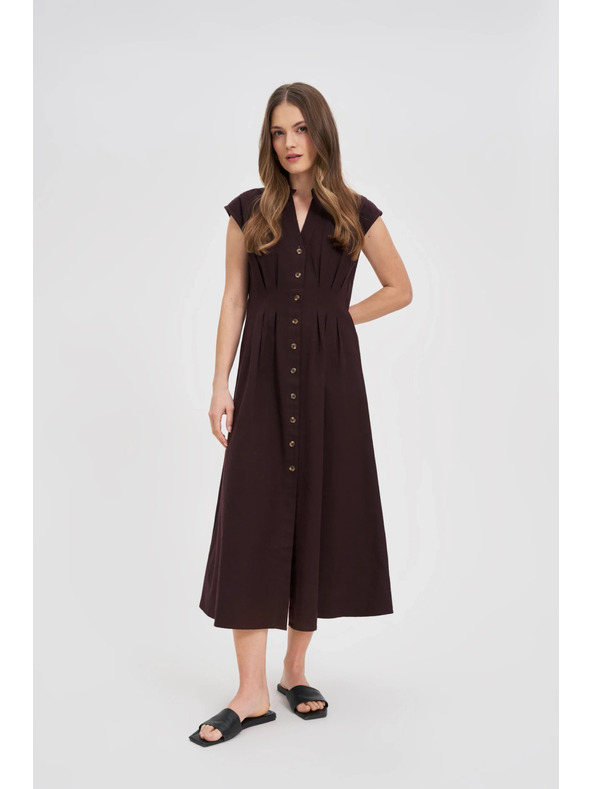 Moodo Szabott midi ruha Moodo