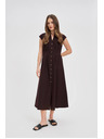 Moodo Szabott midi ruha Moodo