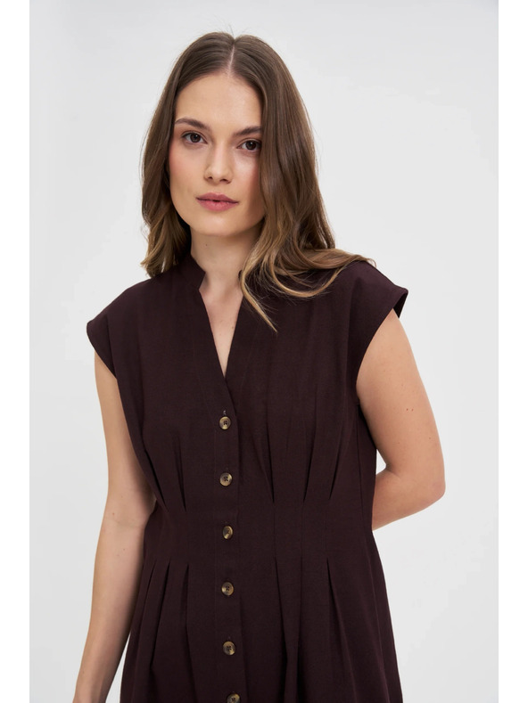 Moodo Szabott midi ruha Moodo