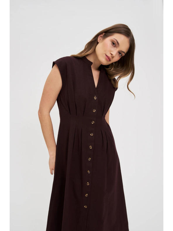 Moodo Szabott midi ruha Moodo