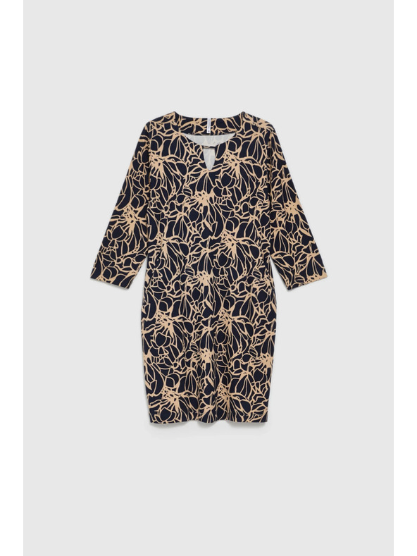 Moodo Sötétkék virágos ruha Moodo