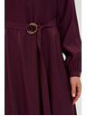 Moodo Bordó midi ruha Moodo