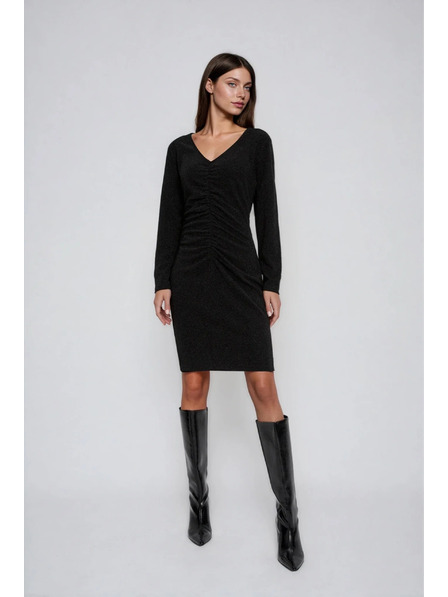 Moodo Testhez álló fekete ruha Moodo