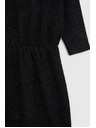 Moodo Fekete csillogó szállal díszített ruha Moodo