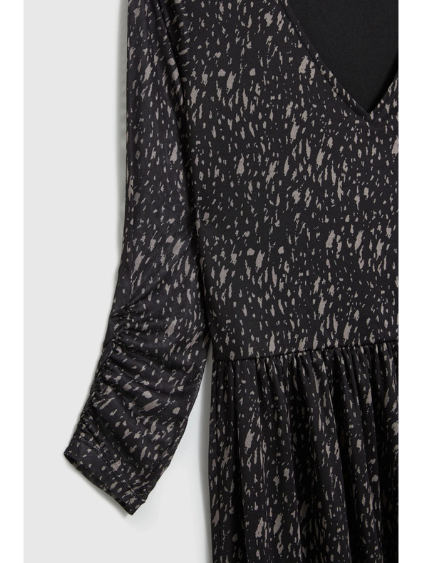 Moodo Fekete midi ruha Moodo