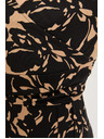 Moodo Mintás fekete ruha Moodo