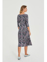 Moodo Sötétkék paisley mintás ruha Moodo
