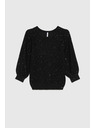 Moodo Flitteres pulóver fekete Moodo