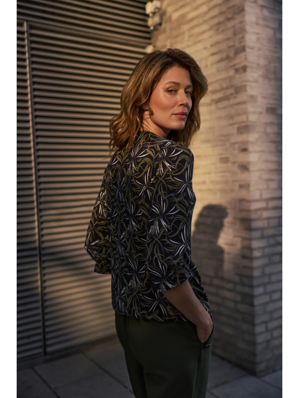 Moodo Mintás pulóver fekete Moodo