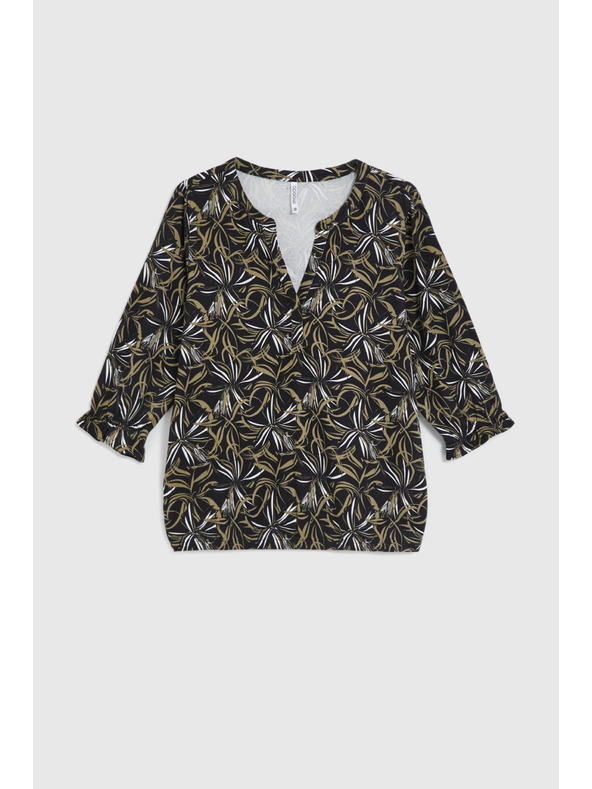 Moodo Mintás pulóver fekete Moodo