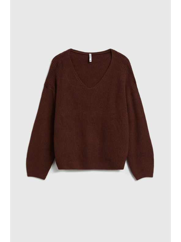 Moodo Barna Moodo egyszerű szabású pulóver