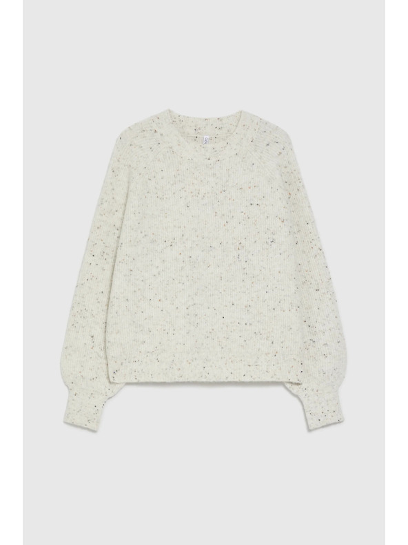 Moodo Ecru Moodo egyszerű szabású pulóver