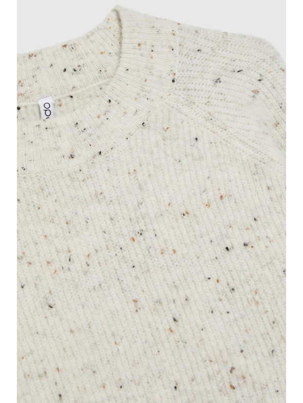 Moodo Ecru Moodo egyszerű szabású pulóver