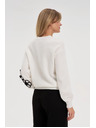 Moodo Fehér Moodo pulóver alkalmazással