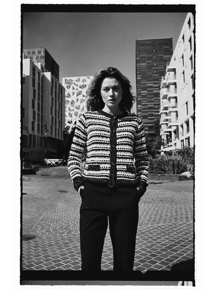 Moodo Fekete csíkos Moodo kardigán