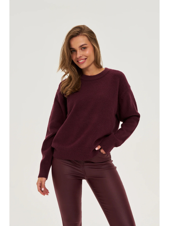 Moodo Sima burgundi pulóver Moodo